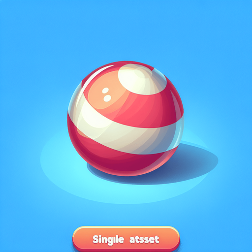 goccia caramella.
Single Game Texture. In-Game asset. 2d. Blank background. High contrast. No shadows.