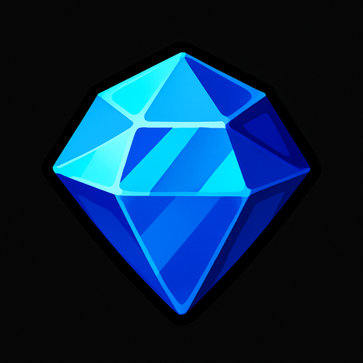 Gema.
In-Game asset.  2d.  High contrast.  No shadows