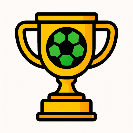 football cup.
In-Game asset.  2d.  High contrast.  No shadows