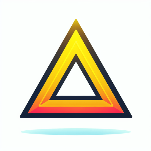 yellow colored triangle with a gradiant.
Single Game Texture. In-Game asset. 2d. Blank background. High contrast. No shadows.