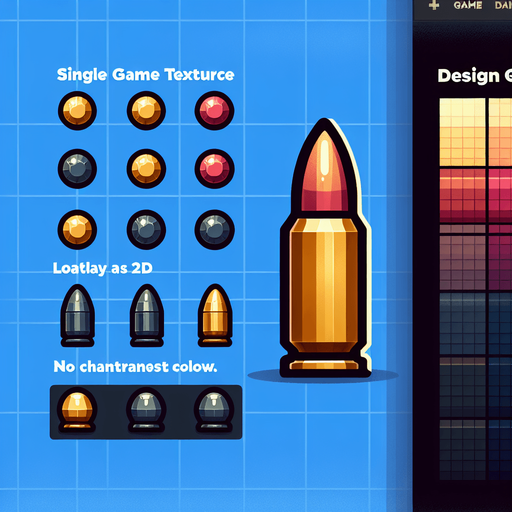 Bullet.
Single Game Texture. In-Game asset. 2d. Blank background. High contrast. No shadows.