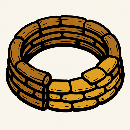 dairesel mevzi..
In-Game asset.  2d.  High contrast.  No shadows