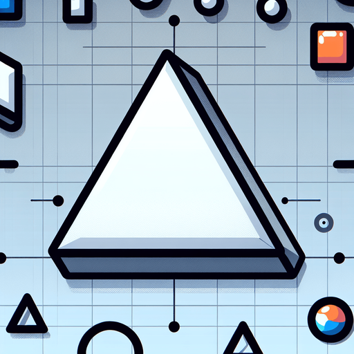 cartoon white triangle.
Single Game Texture. In-Game asset. 2d. Blank background. High contrast. No shadows.