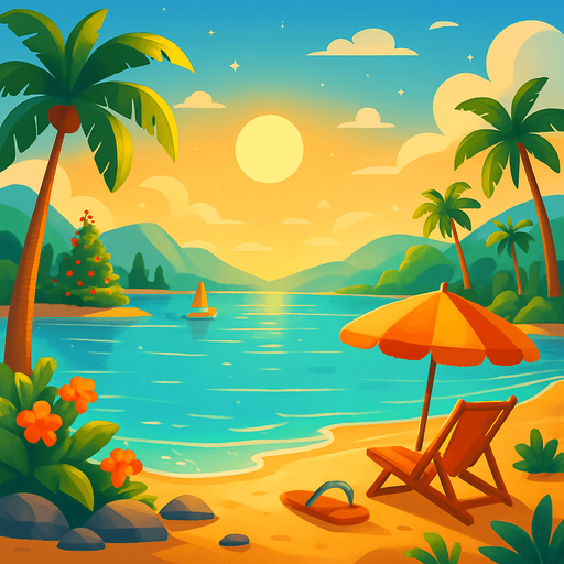 Bu fotoğrafı yaz temalı yap aynı şekil kardan adam filan olmasın yaz ile alakalı