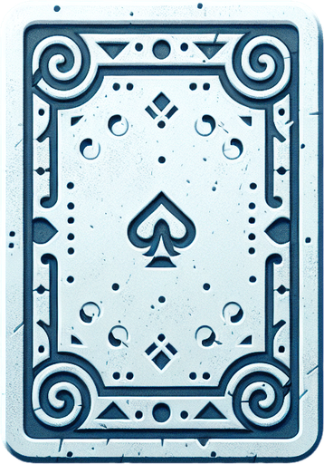 cardback mg.
Single Game Texture.  In-Game asset.  2d.  Blank background.  High contrast.  No shadows