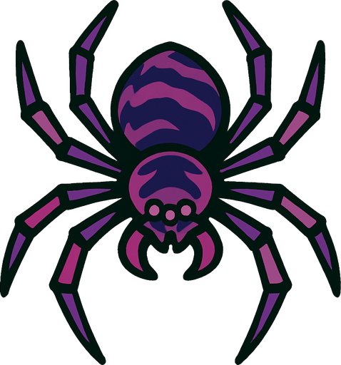 Araignée.
In-Game asset.  2d.  High contrast.  No shadows