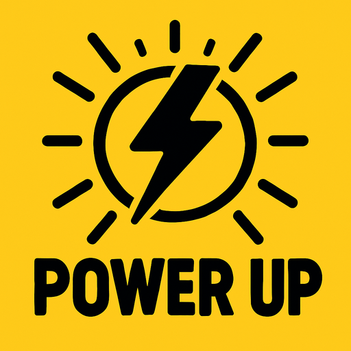 Power up.
In-Game asset.  2d.  High contrast.  No shadows