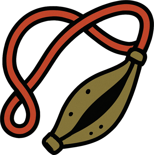 Sling.
In-Game asset.  2d.  High contrast.  No shadows