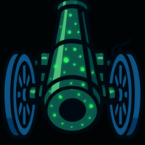 tekerleri mavi olsun ve demir gövdenin üzerinde yeşil yeşil ışık gibi benekler olsun