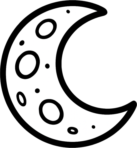 oyunlardaki beyaz ay.
In-Game asset.  2d.  High contrast.  No shadows