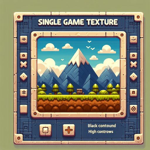 store MG.
Single Game Texture.  In-Game asset.  2d.  Blank background.  High contrast.  No shadows
