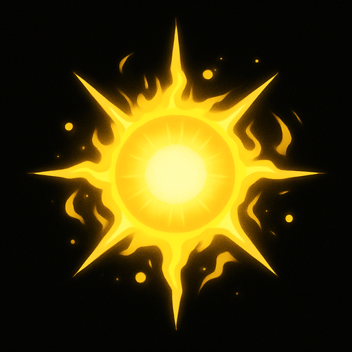Aura de luz.
In-Game asset.  2d.  High contrast.  No shadows