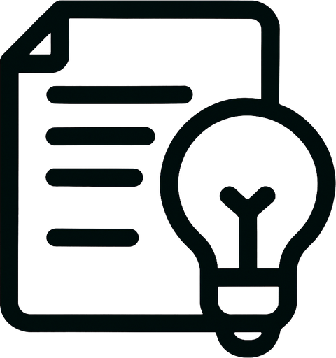 Minimalist icon for general topics.
In-Game asset.  2d.  High contrast.  No shadows