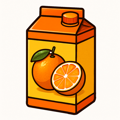 OrangeJuice - Gerçekçi - Yazısız.
In-Game asset.  2d.  High contrast.  No shadows