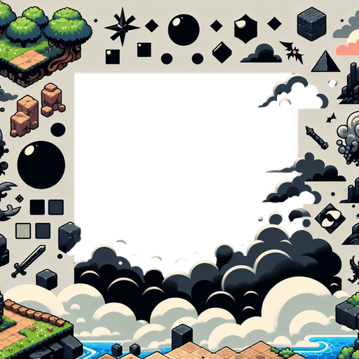 black background without anything Single Game Texture. In-Game asset. 2d. Blank background. High contrast. No shadows.