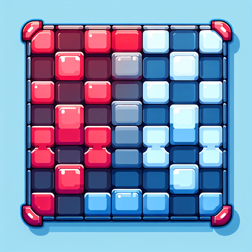 blackground red and blu.
Single Game Texture.  In-Game asset.  2d.  Blank background.  High contrast.  No shadows