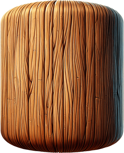 Horizontal wooden rod.
Single Game Texture. In-Game asset. 2d. Blank background. High contrast. No shadows.