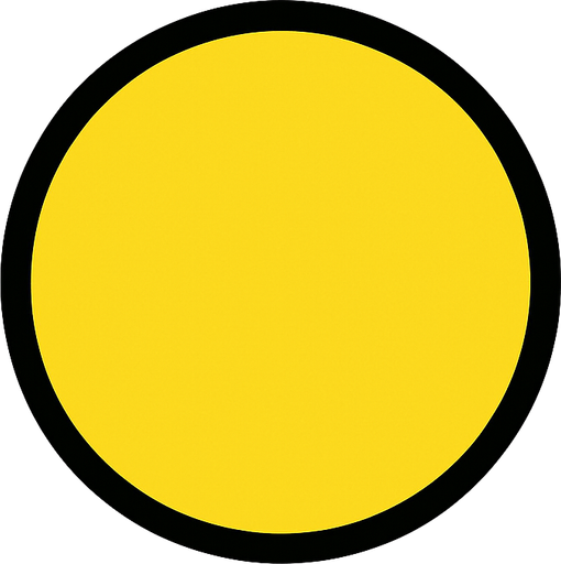 light yellow dot.
In-Game asset.  2d.  High contrast.  No shadows