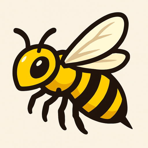 make a bee.
In-Game asset.  High contrast.  No shadows