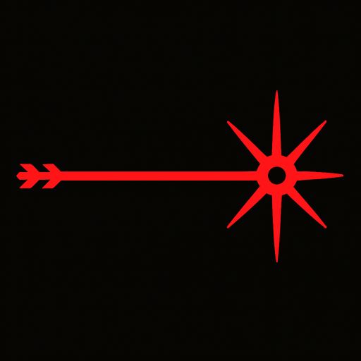 Laser only.
In-Game asset.  2d.  High contrast.  No shadows