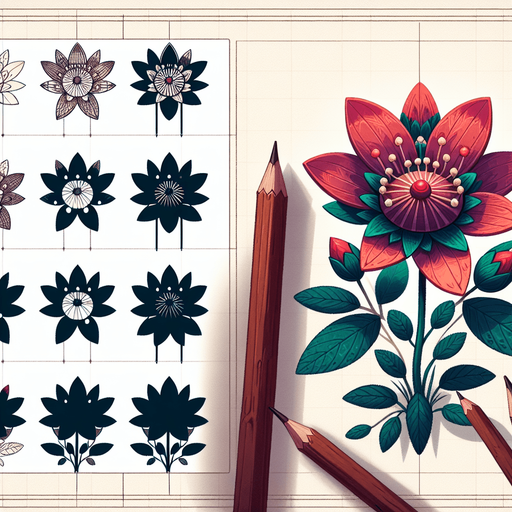 pfeilchen flower.
Single Game Texture.  In-Game asset.  2d.  Blank background.  High contrast.  No shadows