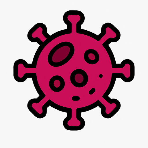 virus.
In-Game asset.  2d.  High contrast.  No shadows