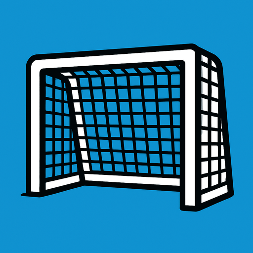 Football goal.
In-Game asset.  2d.  High contrast.  No shadows