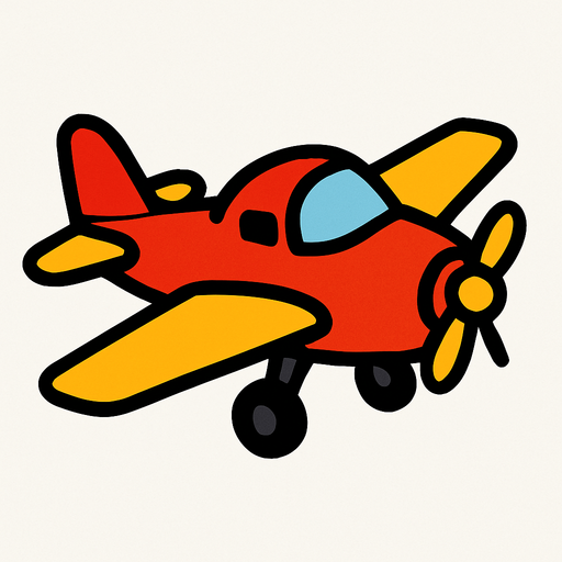 Plane.
In-Game asset.  2d.  High contrast.  No shadows