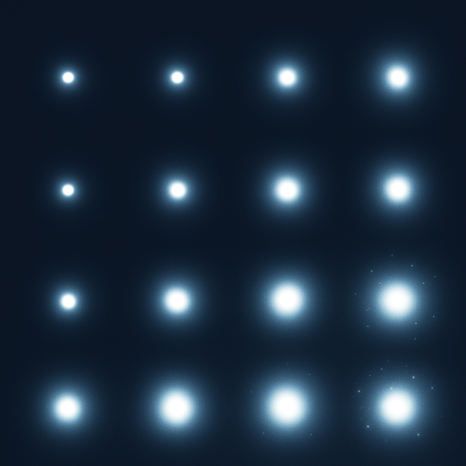 Glowing white dot sprite sheet.