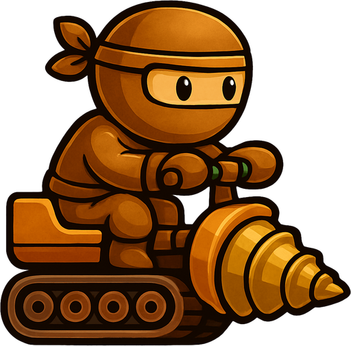 Same ninja character, with bronze color