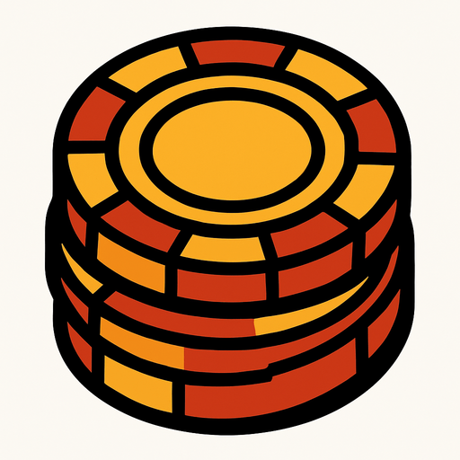 chips.
In-Game asset.  2d.  High contrast.  No shadows