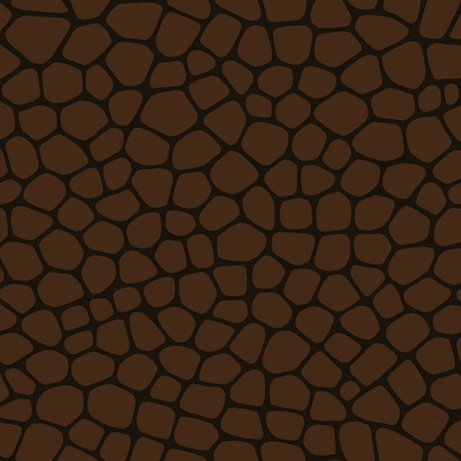 make the stones dark brown