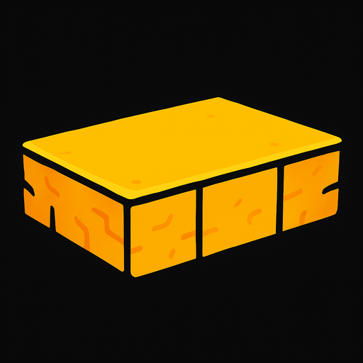 yellow platform.
In-Game asset.  2d.  High contrast.  No shadows