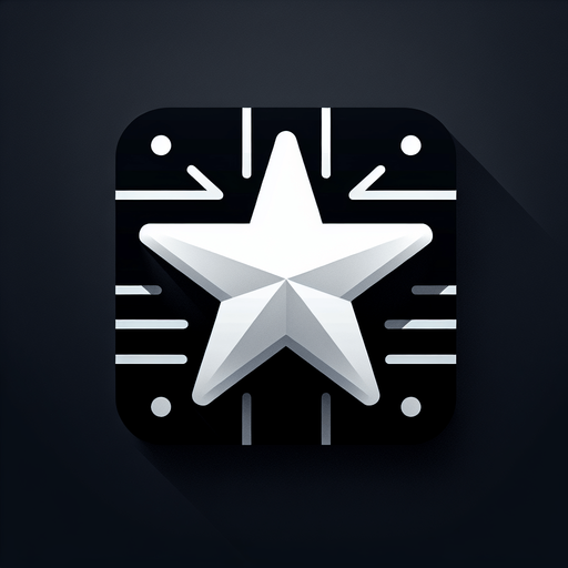 star white.
Single Game Texture. In-Game asset. 2d. Blank background. High contrast. No shadows.