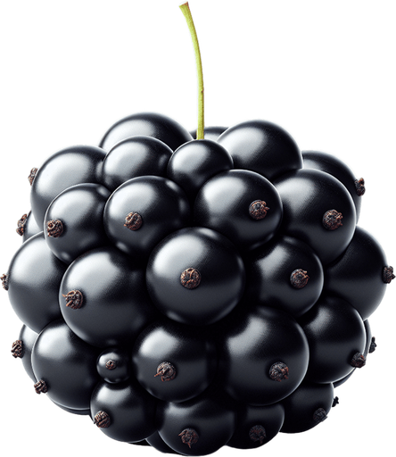 black currant.
Single Game Texture. In-Game asset. 2d. Blank background. High contrast. No shadows.