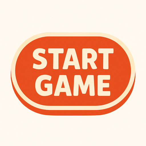 start game button.
In-Game asset.  2d.  High contrast.  No shadows