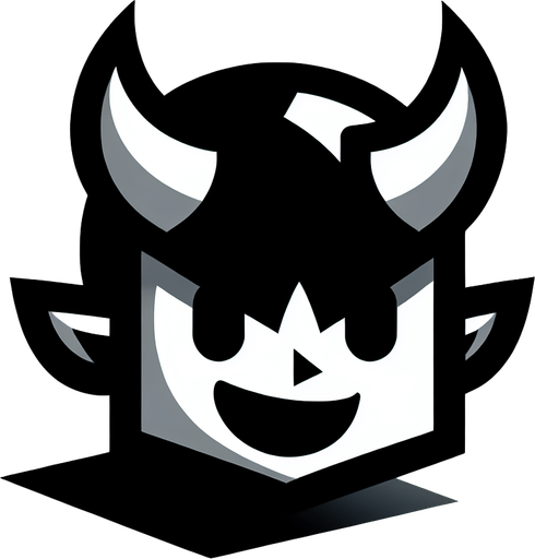 the devil.
Single Game Texture. In-Game asset. 2d. Blank background. High contrast. No shadows.