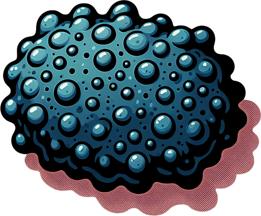 amoeba 
Single Game Texture. In-Game asset. 2d. Blank background. High contrast. No shadows.