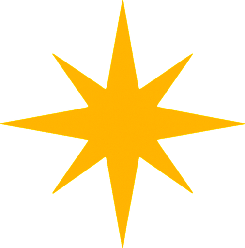 звездочка которая символизирует ритический удар над головой в игре.
In-Game asset.  2d.  High contrast.  No shadows