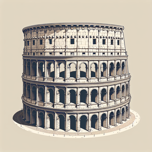 An animated image of the colosseum.
Single Game Texture. In-Game asset. 2d. Blank background. High contrast. No shadows.