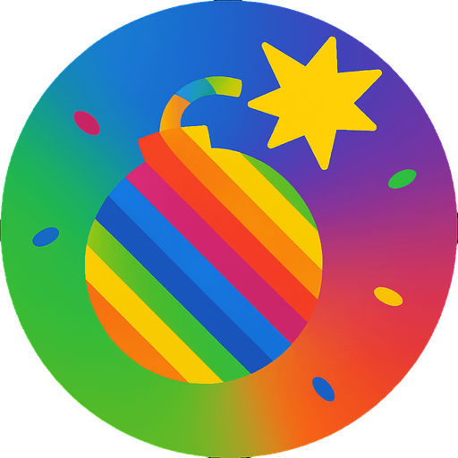 Bomba şeklinide grandyan ama çizgili rengarenk olsun