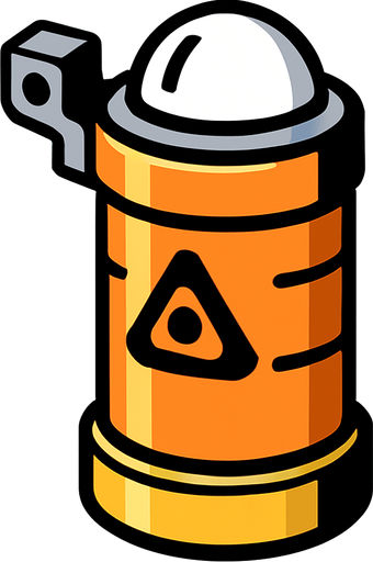 robot ammo.
In-Game asset.  2d.  High contrast.  No shadows