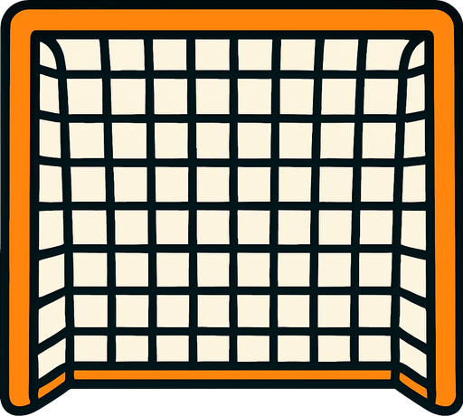 post seen from front and no fill in net