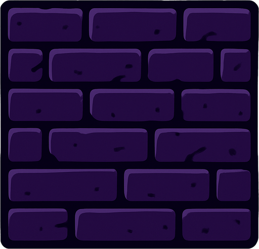 dark purple wall.
In-Game asset.  2d.  High contrast.  No shadows
