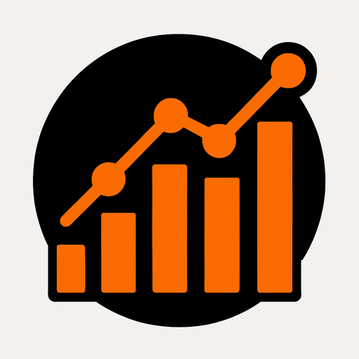 istatistik logosu.
In-Game asset.  2d.  High contrast.  No shadows