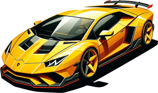 Lamborghini yellow colour.
Single Game Texture. In-Game asset. 2d. Blank background. High contrast. No shadows.