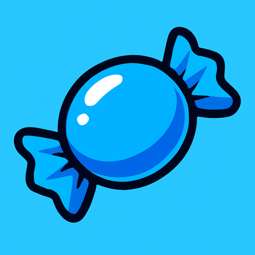candy_blue.
In-Game asset.  2d.  High contrast.  No shadows