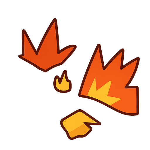 exploe. No background. Transparent background. Blank background. No shadows. 2d. In-Game asset. flat