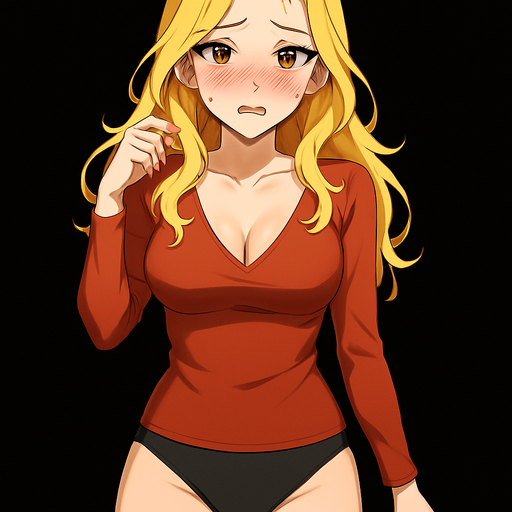 Make her with full body and bikini bottom