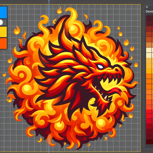 garuda fire ball.
Single Game Texture.  In-Game asset.  2d.  Blank background.  High contrast.  No shadows
